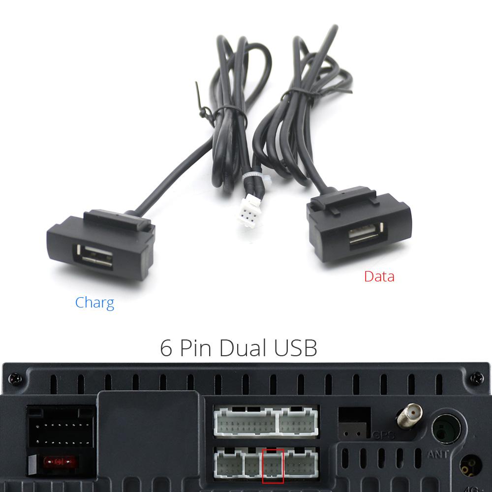 Автомобильный Радиоприемник RCD510 RNS315 USB Разъем Мама Папа 6 4-контактный IP-BUS Разъем Кабель-Адаптер Переключатель Багажника Кнопка Открытия Багажника для Skoda Octavia Android Навигации