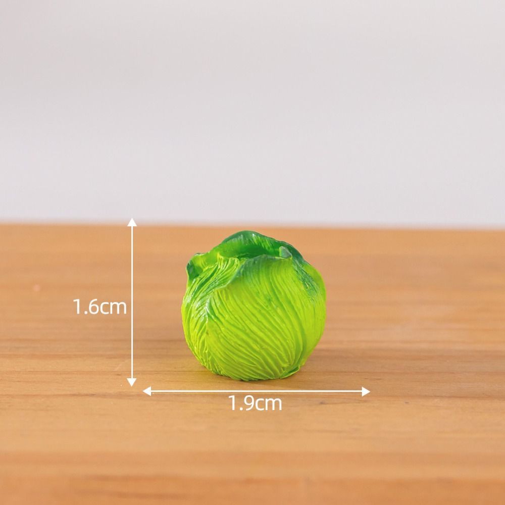 Vegetable Figurines Miniatures Imitation Vegetable Micro Landscape Ornaments For Home Decorations Room Decor