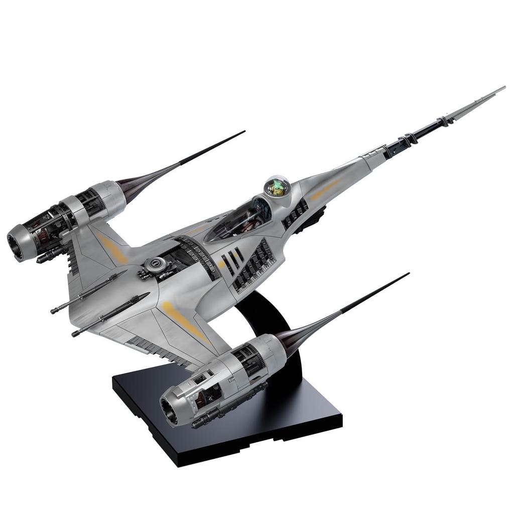 BANDAI SPIRITS STAR WARS The Mandalorian N-1 Starfighter 1/48 Scale Pre-Colored Plastic Model