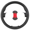 TQ014Custom Carbon Fiber Leather Car Steering Wheel Cover For Ford Focus 2 2005-2011 (3-Spoke) Anti-Slip Fix Worn OEM Wheel