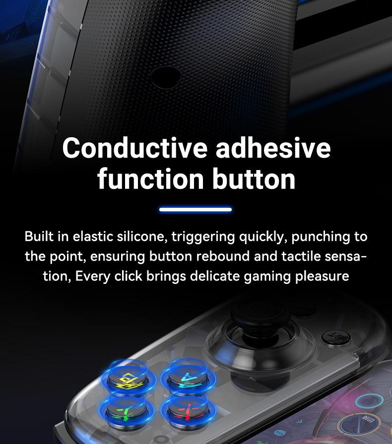 Игровой контроллер D6mini Stretch с беспроводным/проводным двойным режимом для SWITCH, Android, iOS и мобильных телефонов