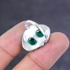 Green Onyx Handmade 925 Sterling Silver Jewelry Ring Size 9 Gift For Her C3t98