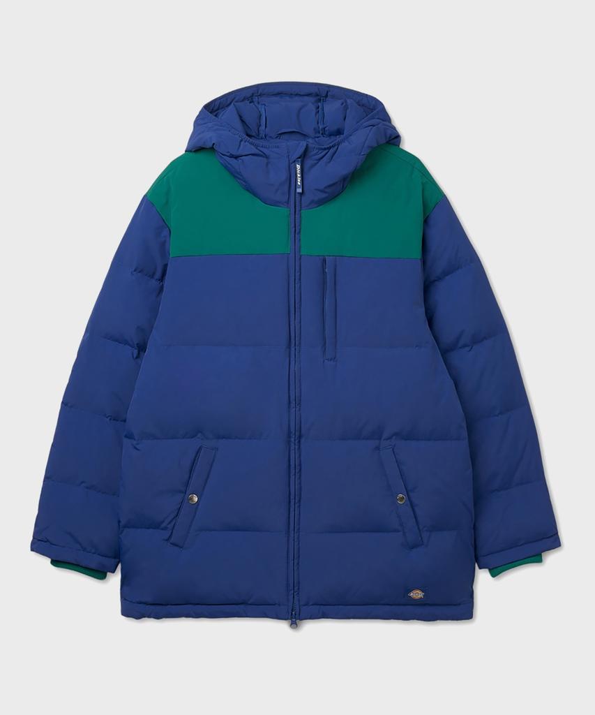 Dickies Свободная стеганая куртка колор-блок Содалитовый синий