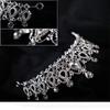 With Combs Silver Tiara Crown Wedding Prom Bride Headbands Bridal Hair Accessories  Women Girls