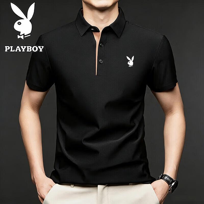PLAYBOY Мужская футболка-поло с коротким рукавом