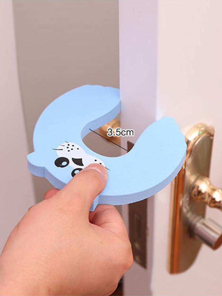 1pc EVA cartoon anti-collision door stop foam door clip door plug