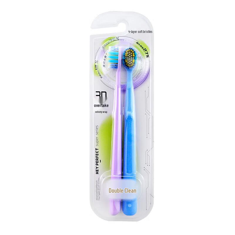 Зубная щетка Beijiajie 3D Super Clean F672 с мягкой щетиной (2-Pack)