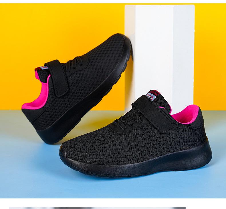 Дышащие Нескользящие Кроссовки для Бега для Мальчиков с Двойным Сетчатым Верхом - Легкие Спортивные Кроссовки для Детей Среднего и Старшего Возраста