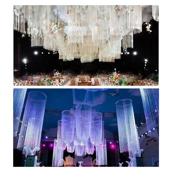 Yousheng Glitter Door Wartain с серебряной лентой, гибкая блестящая кисточка, Flash Line, занавеска для балкона