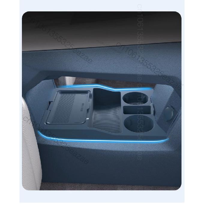 For Chery Tiggo 9 CSH PHEV 2025 2026 Silicone Center Console Armrest Box Lower Storage Box Interior Tidying Accessories