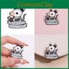Adorable Mouse Cartoon Brooch Creative Letter Pin Unique Fashion Accessory All For