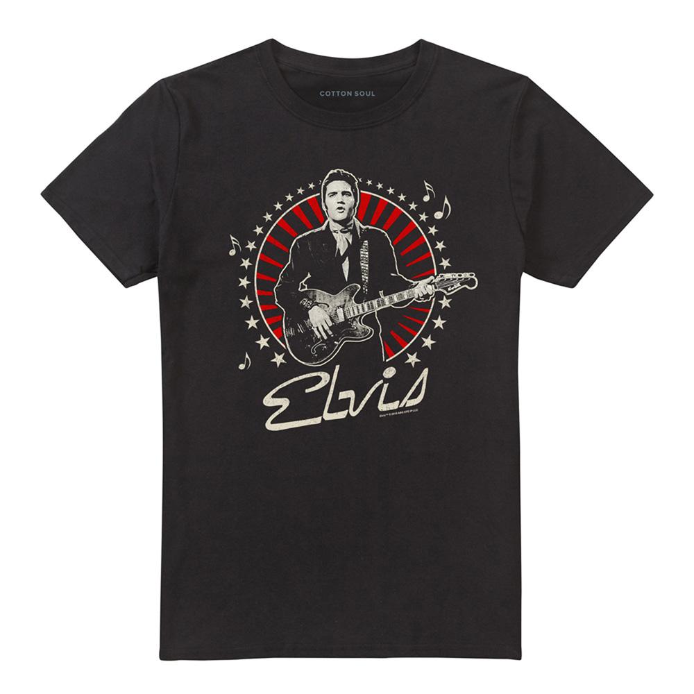 Elvis Presley Unisex Adult Stars T-Shirt