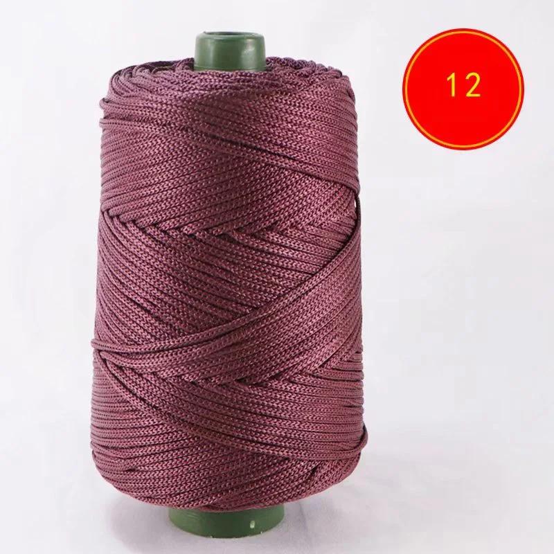 230 граммов легкой вискозной веревки Ice Rope, летняя шляпа от солнца, ручная работа, крючок для подушки, полая яркая шелковая пряжа средней толщины из шерсти