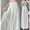 Summer Linen Wide-leg Pants Women High Waist Cotton and Linen Trousers Sunscreen Casual Pants