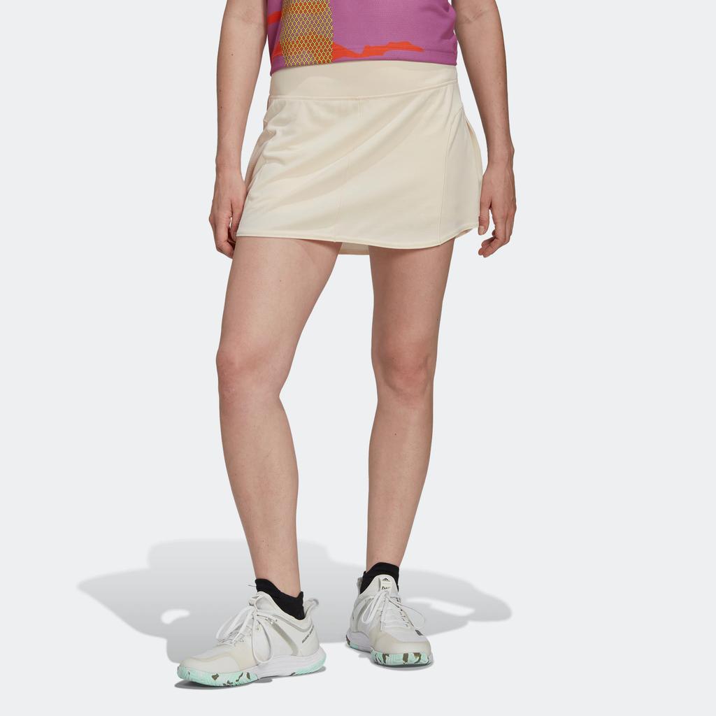 Adidas Match Skirt Logo Print High Waist Comfortable Casual Skirt Women Skirts Off-White HP0722