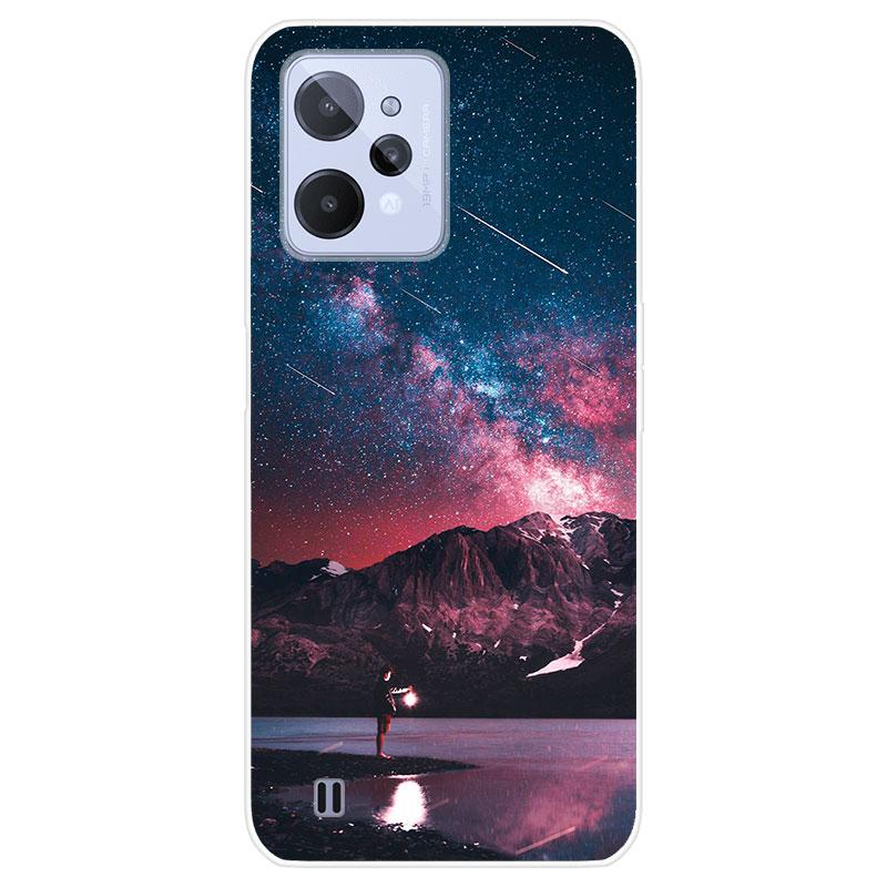 Для Realme C31 C 31 RealmeC31 чехол Мягкая силиконовая задняя крышка модный чехол для телефона с мультяшным рисунком