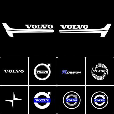 2 шт. Для Rdesign XC40 XC90 XC60 S90 S60 S80 S80L V40 V90 V60 Аксессуары Светодиодная лампа-проектор приветствия с логотипом на дверь автомобиля