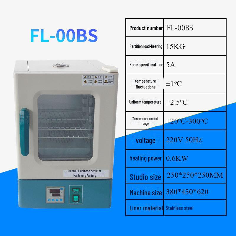Fuli Chinese Herbal Medicine Electric Blast Drying Oven: Industrial High Temperature Baking Machine for Medical and Food Use.