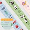 Self-adhesive Child Growth Chart Waterproof Height Measuring Tape Growth Chart Sticker  for Toddler