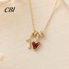 Beautiful Neck Accessory Number Geometric Charms Necklace, Multiple Pendants Women Stylish Delicate Lightweight Pendant Dainty Jewelry Gift