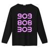 Techno 909 808 303 Slogan T Shirt Drum House Tech Underground Dj Top Producer Vintage Washed Designer Clothes Stretched Soft