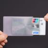 10 шт., прозрачная обложка для карт из ПВХ для защиты кредитных карт, водонепроницаемая сумка-держатель для карт