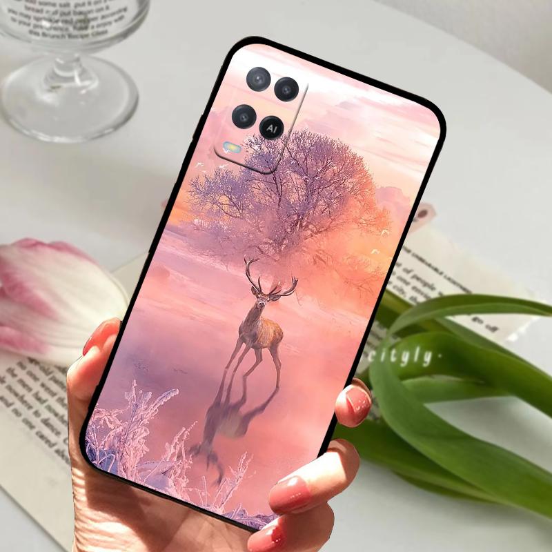 Чехлы Для Oppo A54 4G 5G Capa CPH2239 CPH2195 OPG02 Ударопрочный Силиконовый Матовый ТПУ Чехол для Телефона Для OPPO A54s 4G CPH2273 Fundas