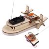 3D Assemble DIY Boat Car Model Wooden RC Cars Interesting Scientific Experiment Kit