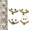 Necklace Earring Set Trendy Statement Pendant Jewelry for Brides Girls