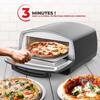 KitchenCook Печь для пиццы - 2000 Вт - До 450°C - 12 программ - Эмалированный противень, Лопатка и Нож для пиццы из нержавеющей стали