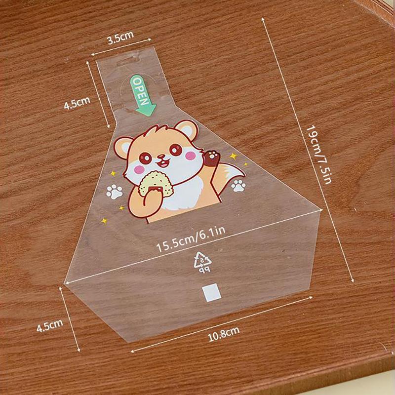 50/100 шт., симпатичные мультяшные треугольные рисовые шарики, упаковочная сумка, водоросли, онигири, суши, бэнто, форма для приготовления, аксессуары для бэнто, сумки для суши