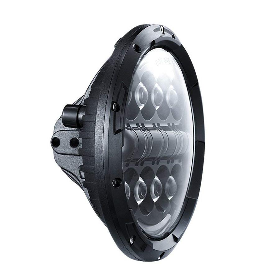 ПРОСТАЯ УСТАНОВКА PLUG AND PLAY - Эта 7-дюймовая фара прямого подключения с 3-контактным разъемом на фаре(H4). Поставляется с адаптером H4/H13.