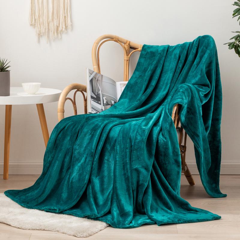Customizable Thickened Gift Blanket - Ideal for Naps & Air Conditioning