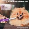 Long & Short Teeth Detangling Pet Comb Stainless Steel Small Pet Hair Brush  Cat Undercoat