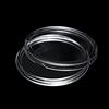 25pcs 40mm Clear Round Plastic Coin Container