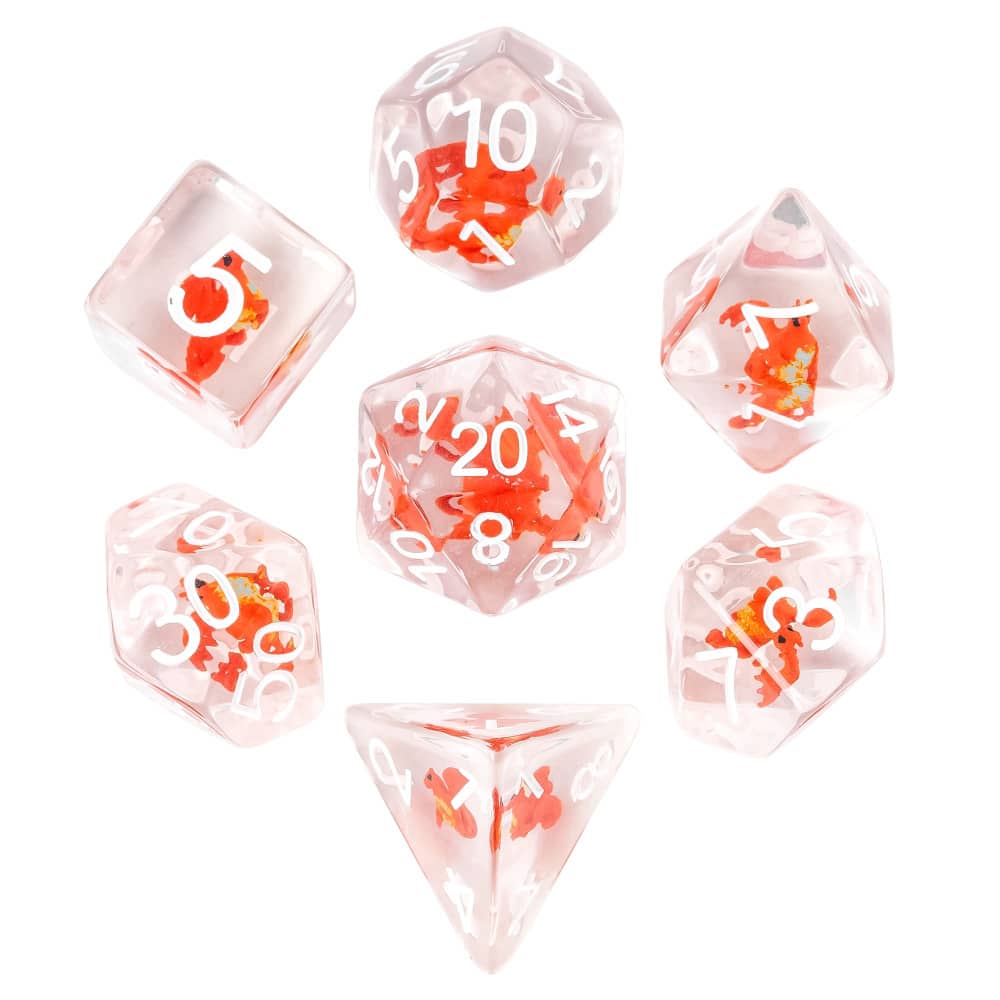Cusdie 7 ЧЕРЕПОВ Кубики DND Прозрачные D4 D6 D8 D10 D% D12 D20 Многогранные Кубики Набор для D&D Pathfinder Настольных Ролевых Игр