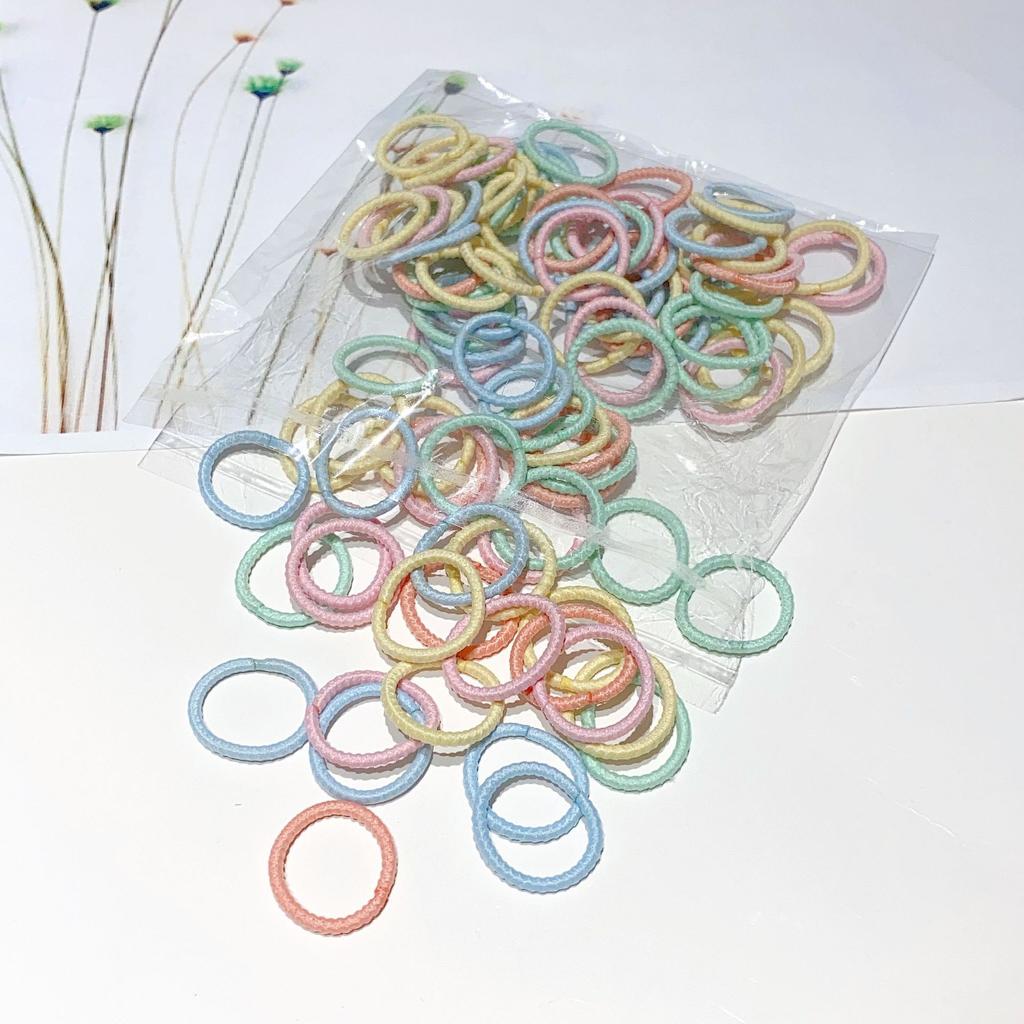 Highly Elastic Children's Rubber Bands, Gentle On Hair with Cute Cartoon Animals, Thumb Rings, and Hairbands.