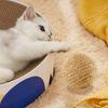 Cat Sisal Ball Interactive Cat Scratching Ball Toy Natural Sisal Scratcher Ball with Sound for