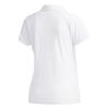Adidas Сплошная быстросохнущая спортивная рубашка-поло, женские топы, белые DV2254