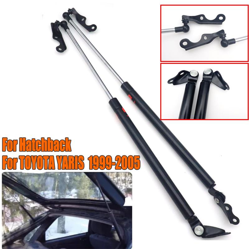 2x Trunk Struts for Toyota YARIS Hatchback 1999-2005 68960-59025/68960-59026 Rear Tailgate Boot Gas Spring Lift Support