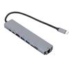 Интерфейс TypeC 8-в-1 к USB 3.0 хаб HDMI RJ45 Ethernet Mini SDTF OTG адаптер