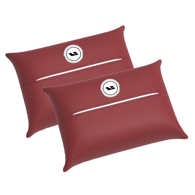 Car Tissue Box Bag: Fits Ideal ONE/L9/L8/L7, Drawstring Paper Box Cover for Hanging In Car Interior