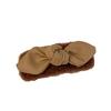Autumn Winter Warm Plain Color Women Hair Clips Vintage Leather Bow Knot Barrette Hot Selling Fluffy Soft Fluffy Soft
