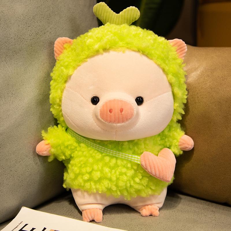 2838Cm Lovely Pig Plush Toy Creative Cosplay Rabbitbear Doll Soft Stuffed Animals Toy For Children Baby Kawaii Birthday Gift