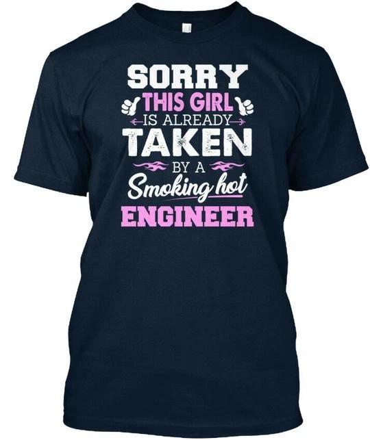 Engineer For Girlfriends Wife TTshirt Made in the USA Size S to 5XL