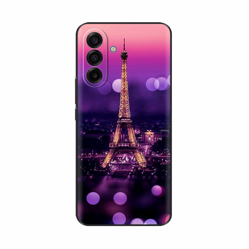 Чехол для Samsung Galaxy A17 5G Цветной Цветочный Чехол Мягкий Силиконовый Чехлы для Телефона Для Samsung A17 Чехол A 17 SamsungA17 Задняя Крышка