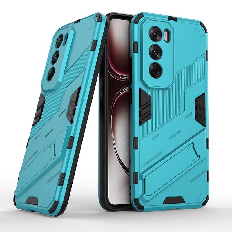 Для OPPO Reno 12 Reno12 Pro 5G Глобальный Чехол Задняя Крышка Противоударный Бронированный Чехол Защита от Падений Подставка Funda Coque Чехлы