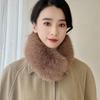Simulated Fox Fur Scarf Fur Fur CollarVersatile and Fashionable Magnetic Buckle Neck Protector for Women's Winter