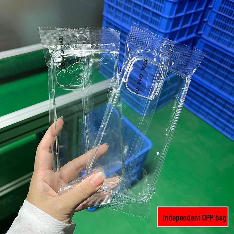 Прозрачный чехол для телефона Apple 16 - Устойчивый к пожелтению, Жесткий чехол для 17 Pro Max и 12 Pro, Дизайн с большим отверстием для 15.