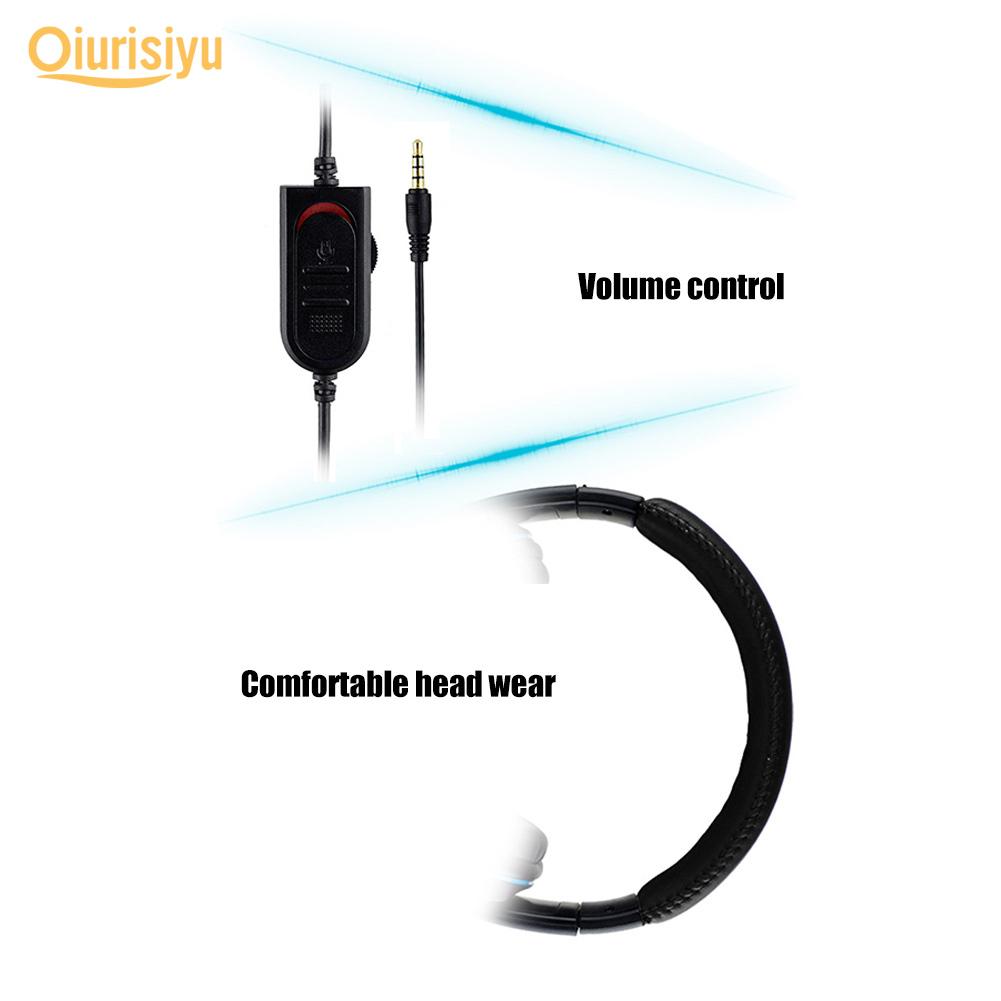 Проводная игровая гарнитура 3,5 мм, наушники с микрофоном HD, наушники